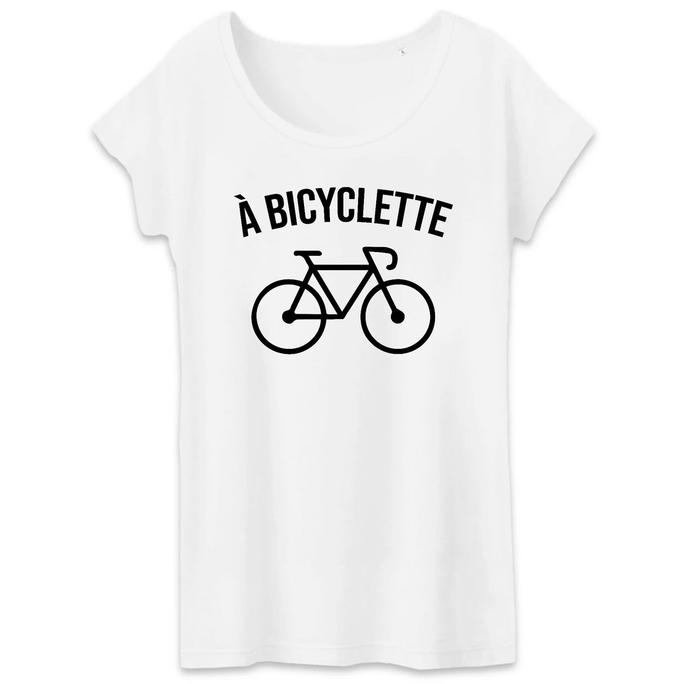 T-Shirt Femme À bicyclette 