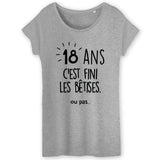 T-Shirt Femme Anniversaire 18 ans 