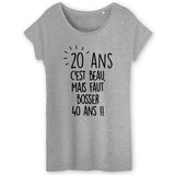 T-Shirt Femme Anniversaire 20 ans 