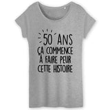 T-Shirt Femme Anniversaire 50 ans 