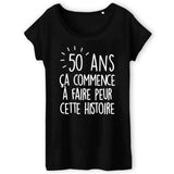 T-Shirt Femme Anniversaire 50 ans 