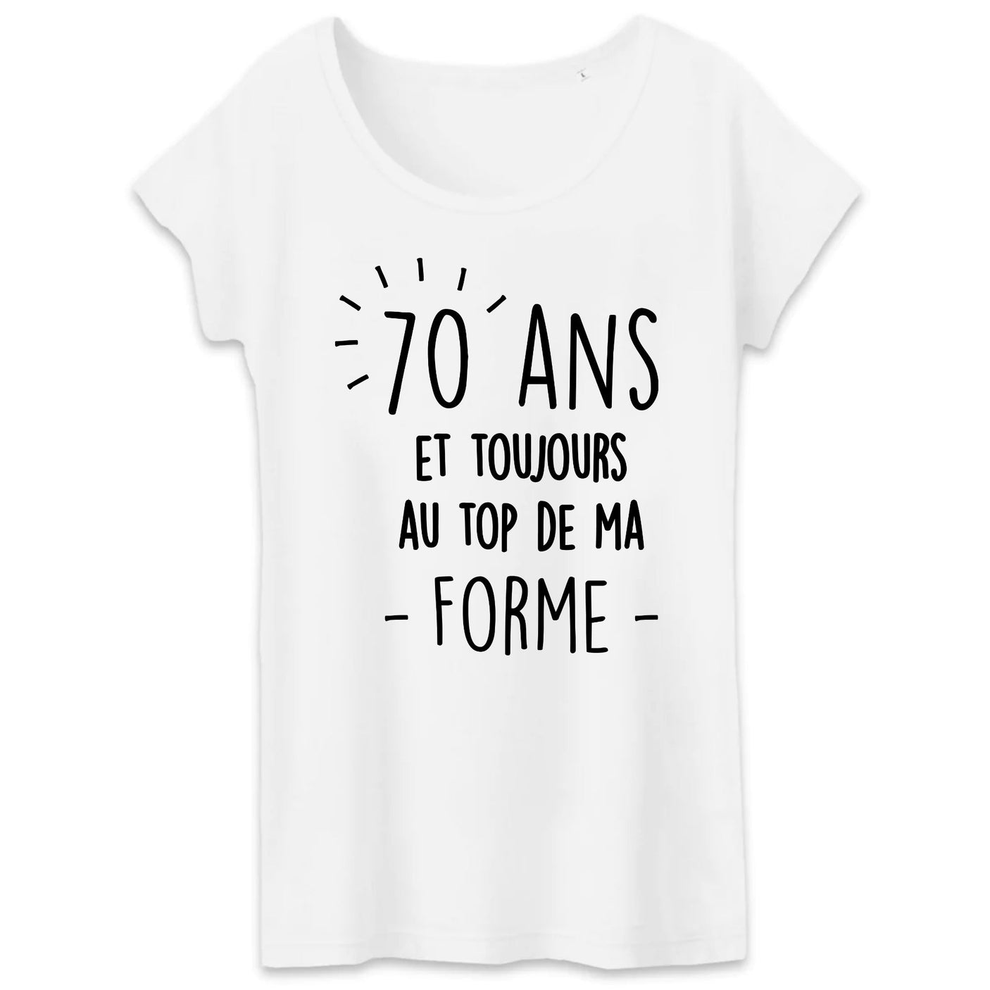 T-Shirt Femme Anniversaire 70 ans 