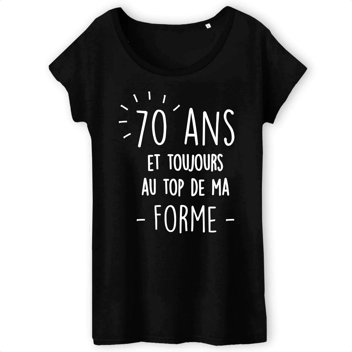T-Shirt Femme Anniversaire 70 ans 