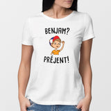T-Shirt Femme Benjam prejent Blanc