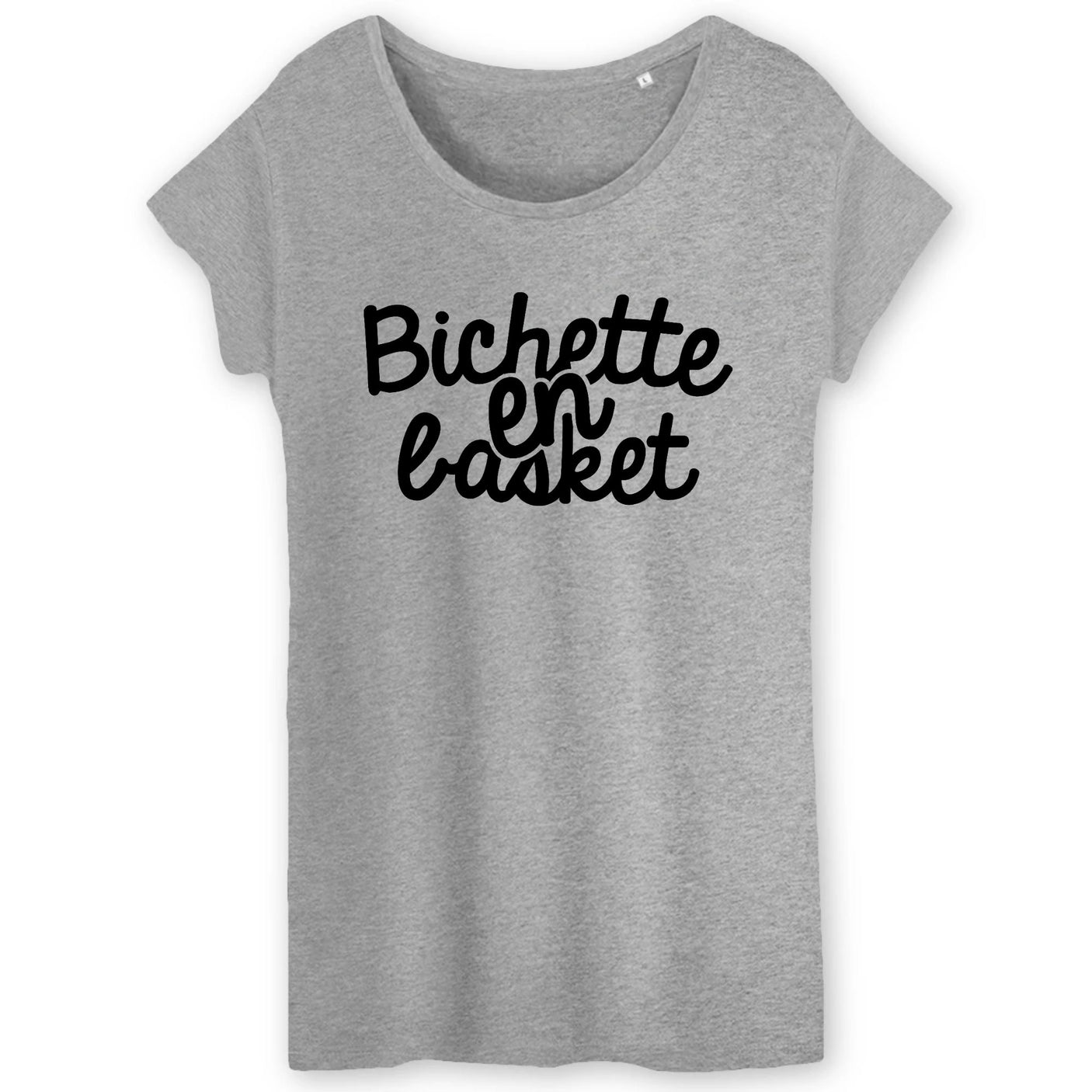 T-Shirt Femme Bichette en basket 