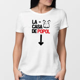 T-Shirt Femme Casa de popol Blanc