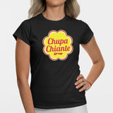 T-Shirt Femme Chupa chiante Gris