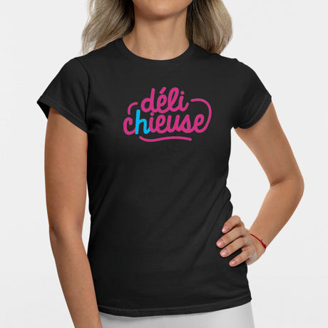 T-Shirt Femme Délichieuse Noir