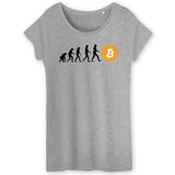 T-Shirt Femme Évolution Bitcoin 