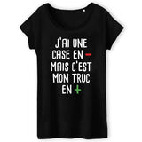 T-Shirt Femme J'ai une case en moins 