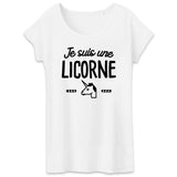 T-Shirt Femme Je suis une licorne 
