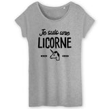 T-Shirt Femme Je suis une licorne 