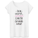 T-Shirt Femme Je vais être grande soeur 