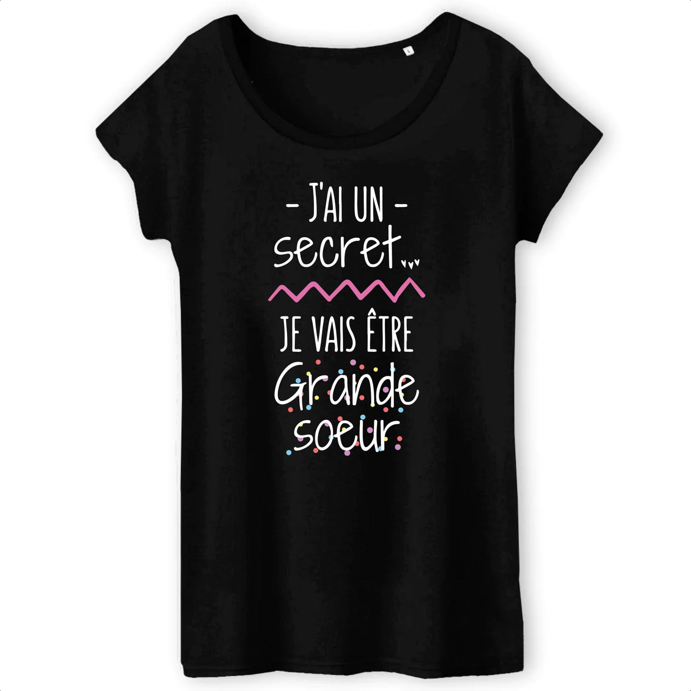 T-Shirt Femme Je vais être grande soeur 