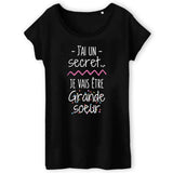 T-Shirt Femme Je vais être grande soeur 