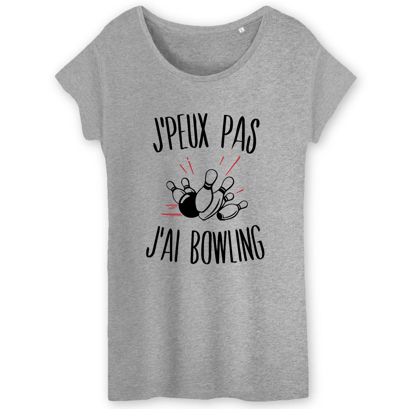 T-Shirt Femme J'peux pas j'ai bowling 