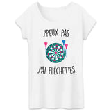 T-Shirt Femme J'peux pas j'ai fléchettes 