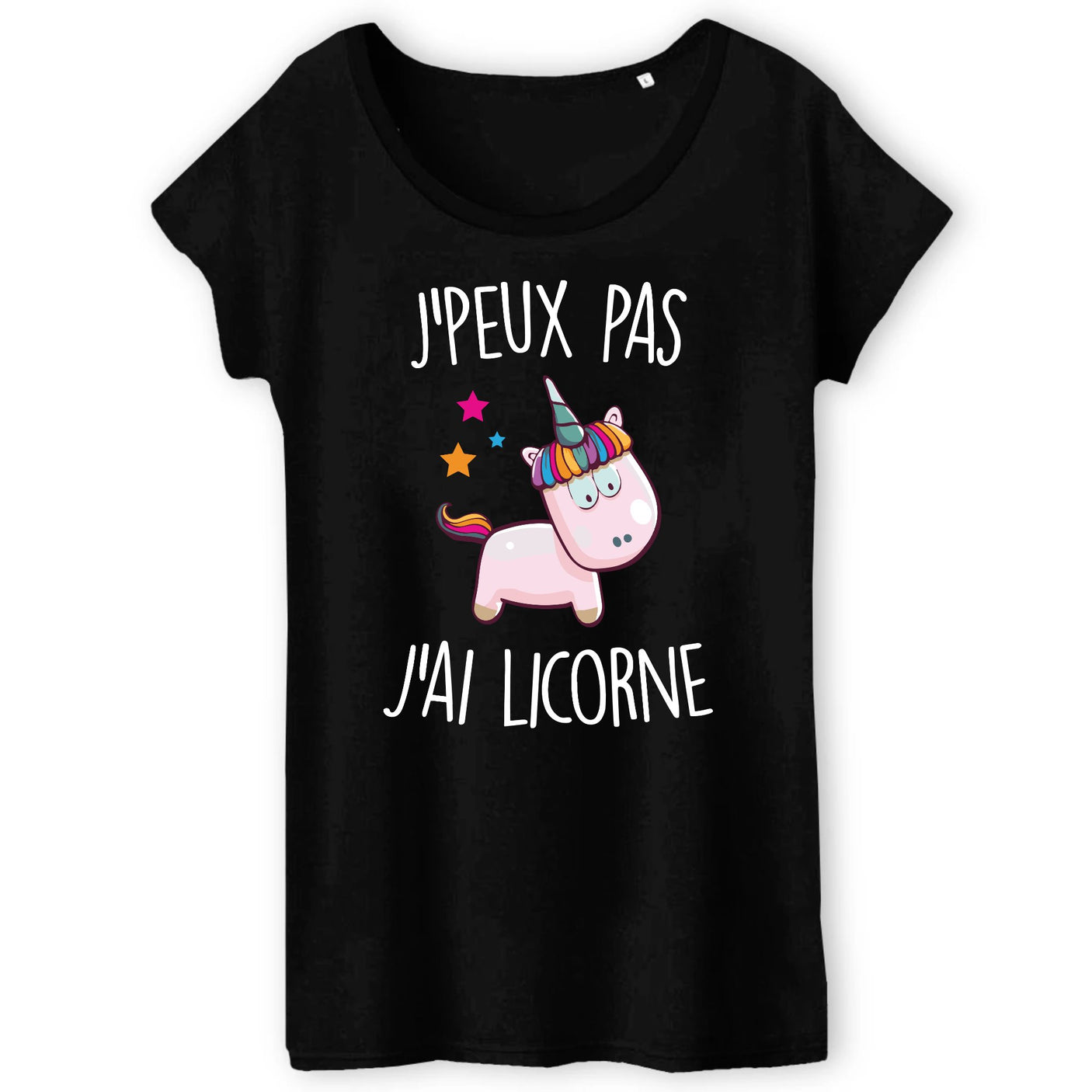 T-Shirt Femme J'peux pas j'ai licorne 