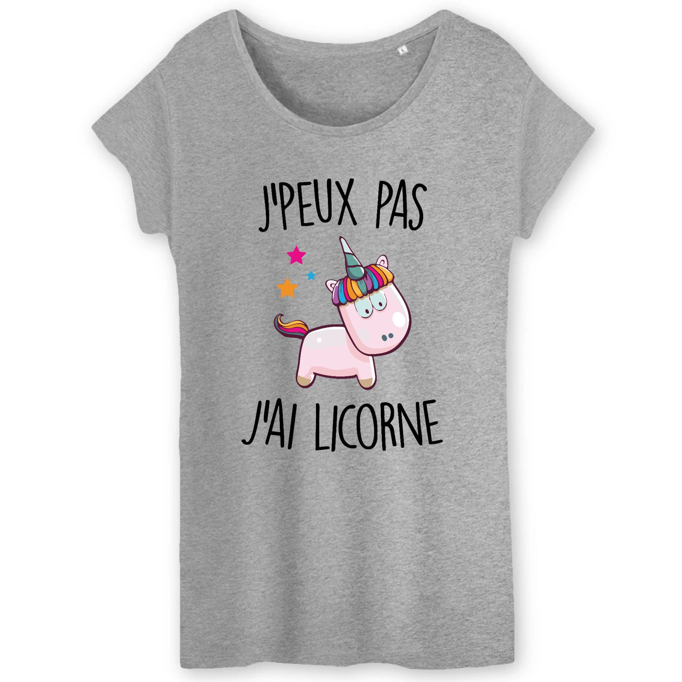 T-Shirt Femme J'peux pas j'ai licorne 