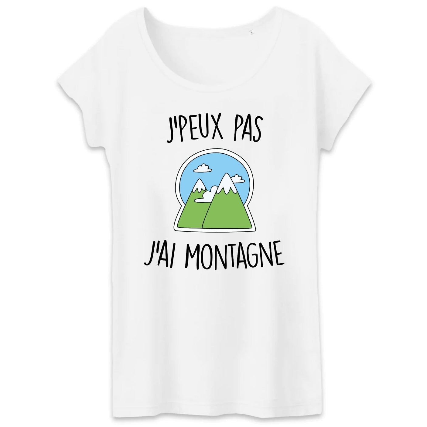 T-Shirt Femme J'peux pas j'ai montagne 