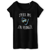 T-Shirt Femme J'peux pas j'ai plongée 