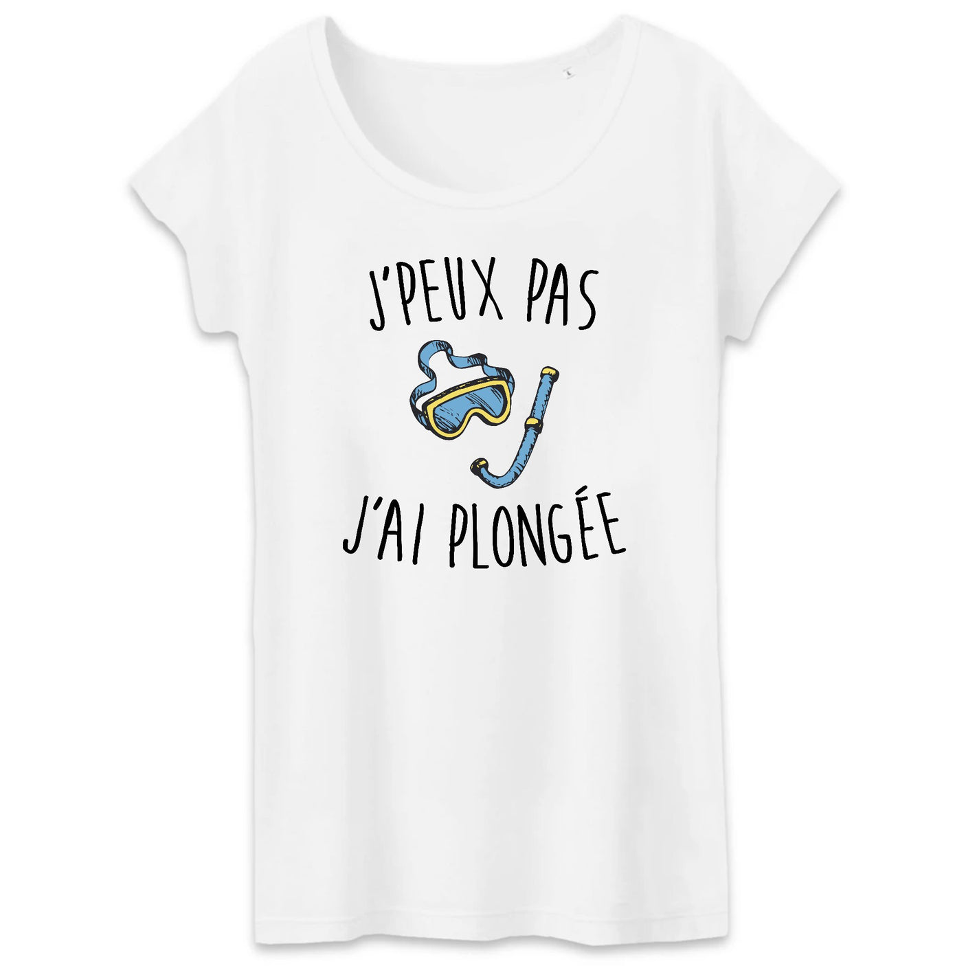 T-Shirt Femme J'peux pas j'ai plongée 