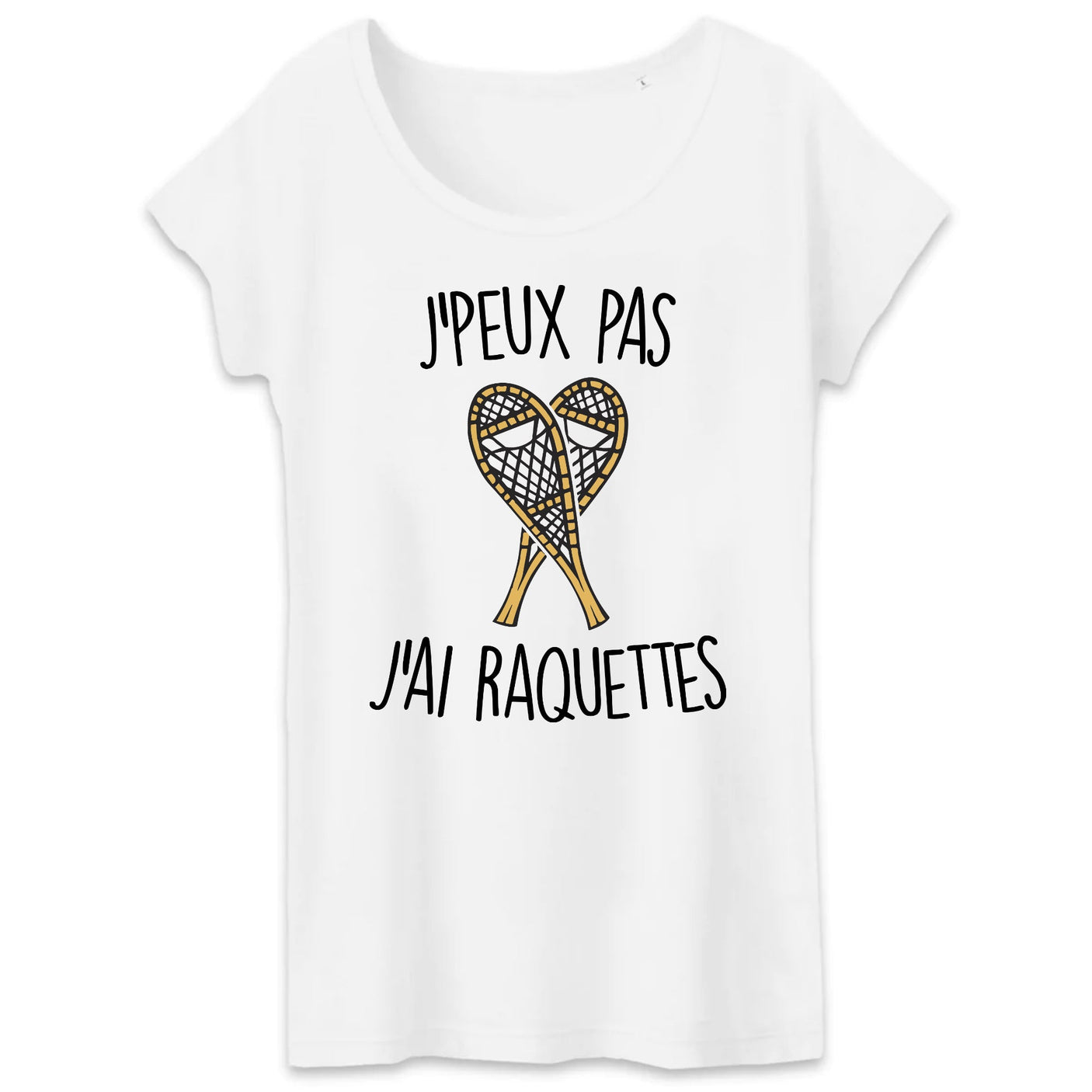 T-Shirt Femme J'peux pas j'ai raquettes 