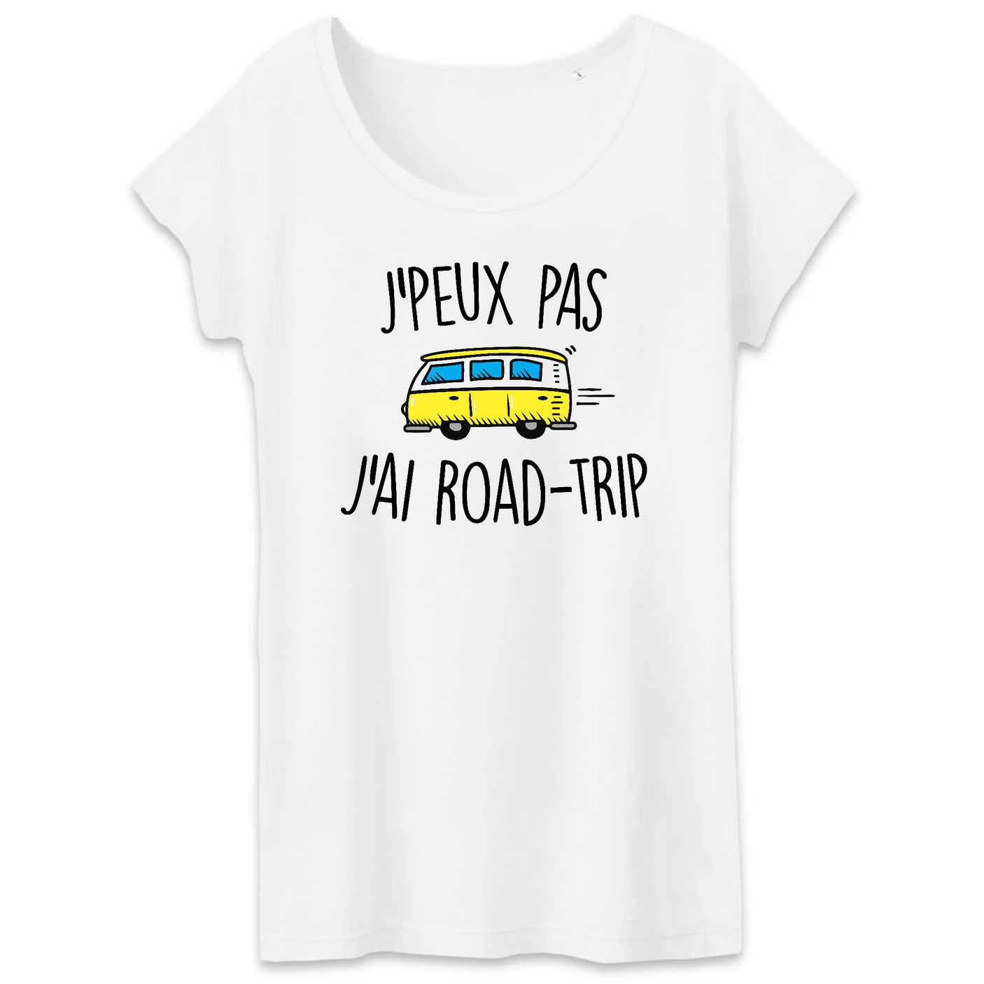 T-Shirt Femme J'peux pas j'ai road-trip 
