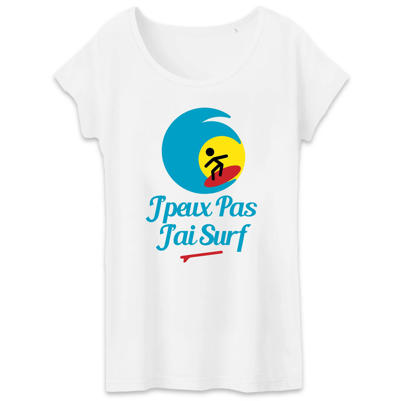 T-Shirt Femme J'peux pas j'ai surf 