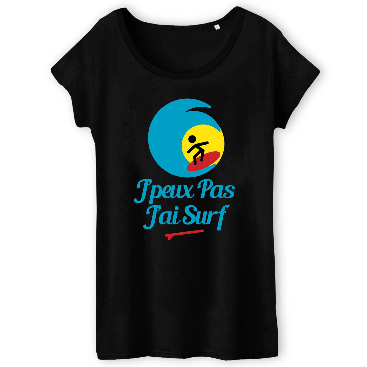 T-Shirt Femme J'peux pas j'ai surf 