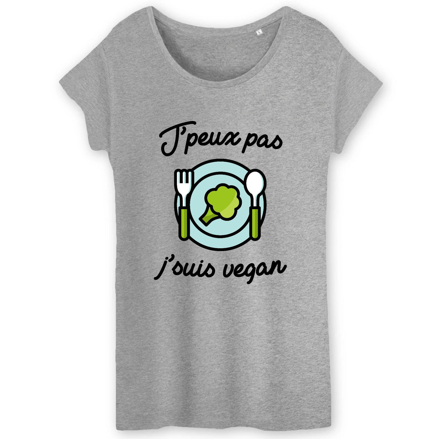 T-Shirt Femme J'peux pas j'suis vegan 