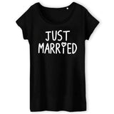T-Shirt Femme Just married 