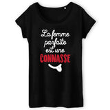 T-Shirt Femme La femme parfaite est une connasse 