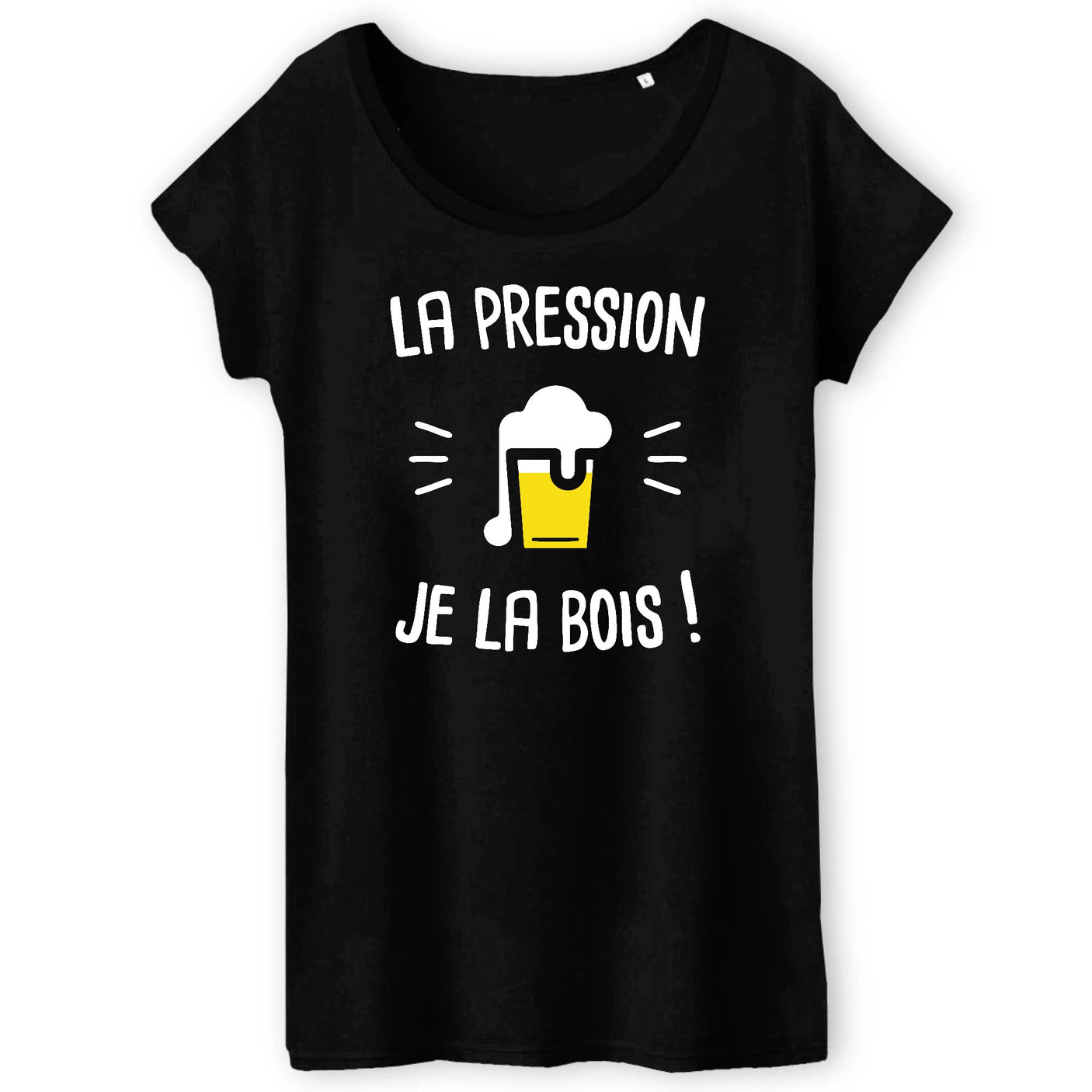 T-Shirt Femme La pression je la bois 