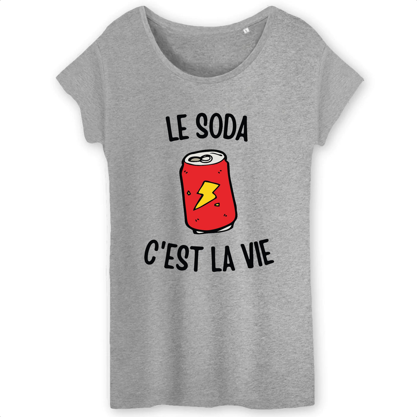 T-Shirt Femme Le soda c'est la vie 