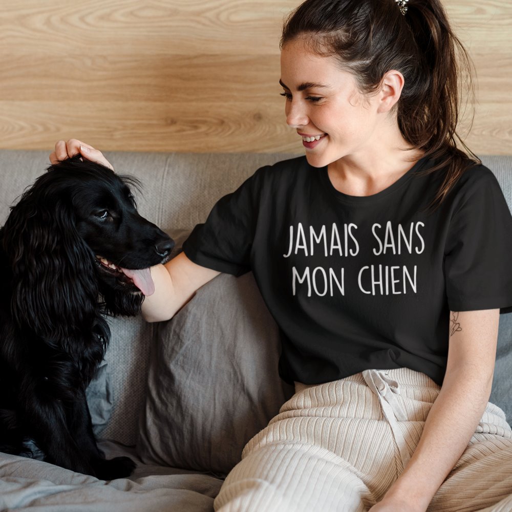 T-Shirt Femme Personnalisé Jamais sans "votre texte" 