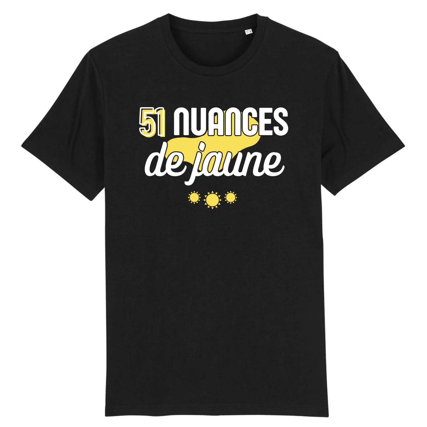 T-Shirt Homme 51 nuances de jaune 