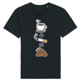 T-Shirt Homme Café clope caca 