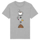 T-Shirt Homme Café clope caca 