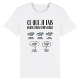 T-Shirt Homme Ce que je fais durant mon temps libre Voiture 