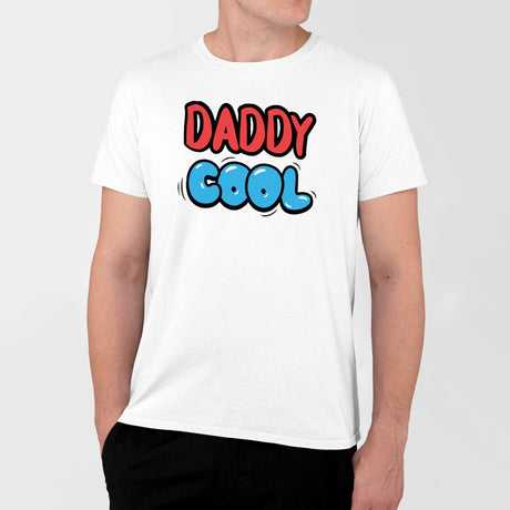 T-Shirt Homme Daddy Cool Blanc