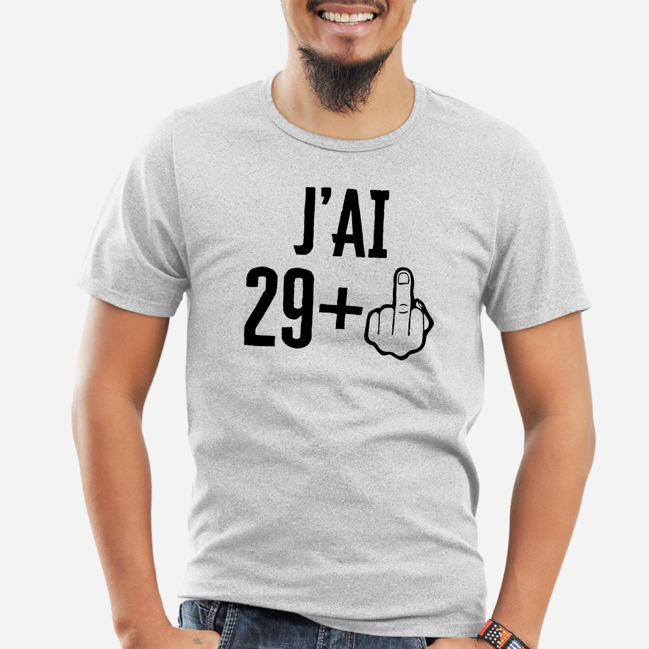 T-Shirt Homme J'ai 30 ans 29 + 1 Gris