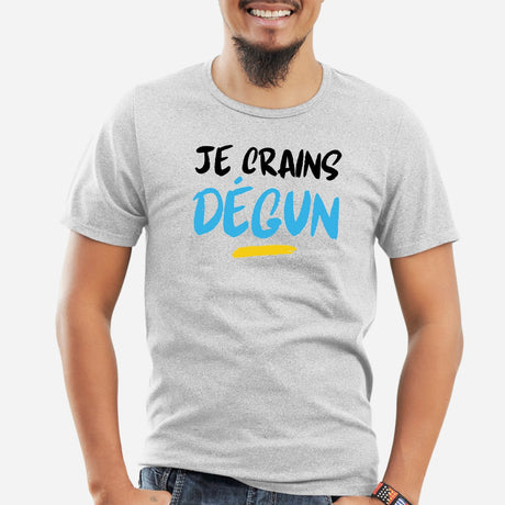 T-Shirt Homme Je crains dégun Gris