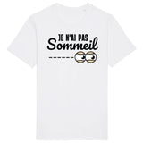 T-Shirt Homme Je n'ai pas sommeil 