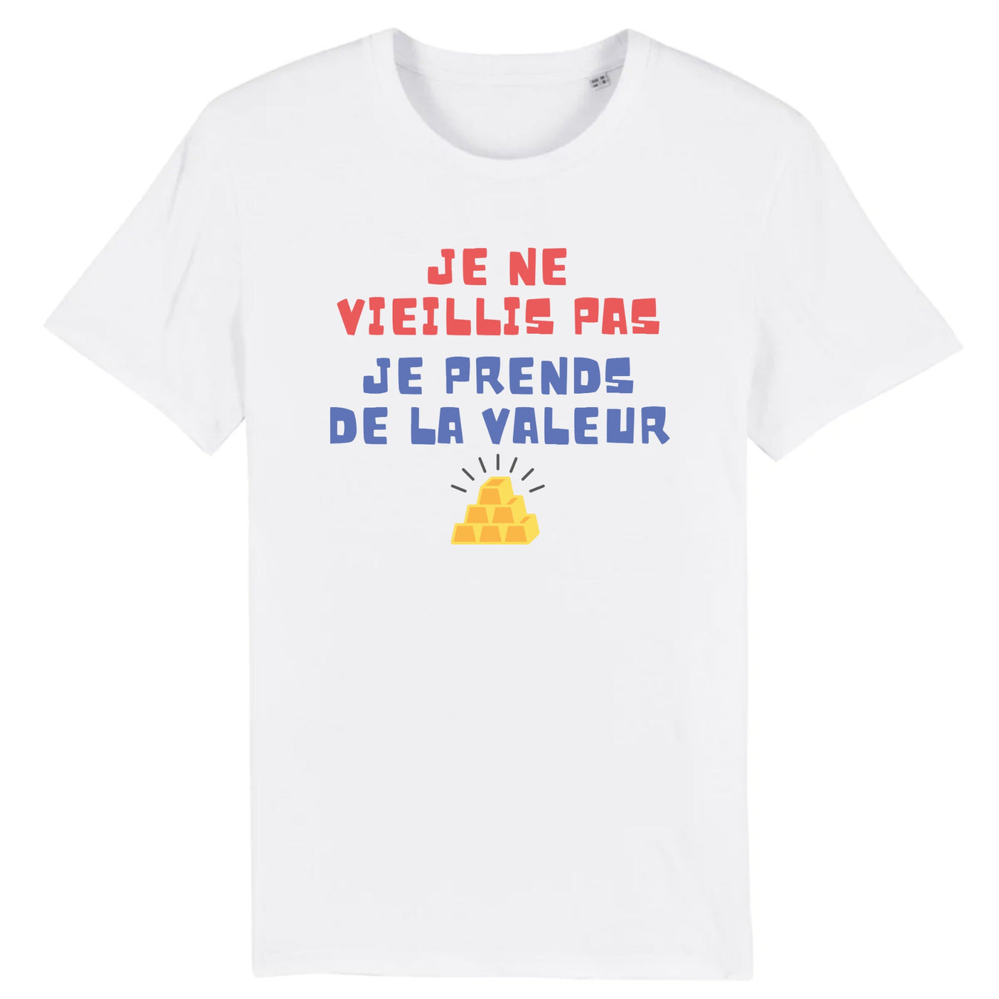 T-Shirt Homme Je ne vieillis pas je prends de la valeur 