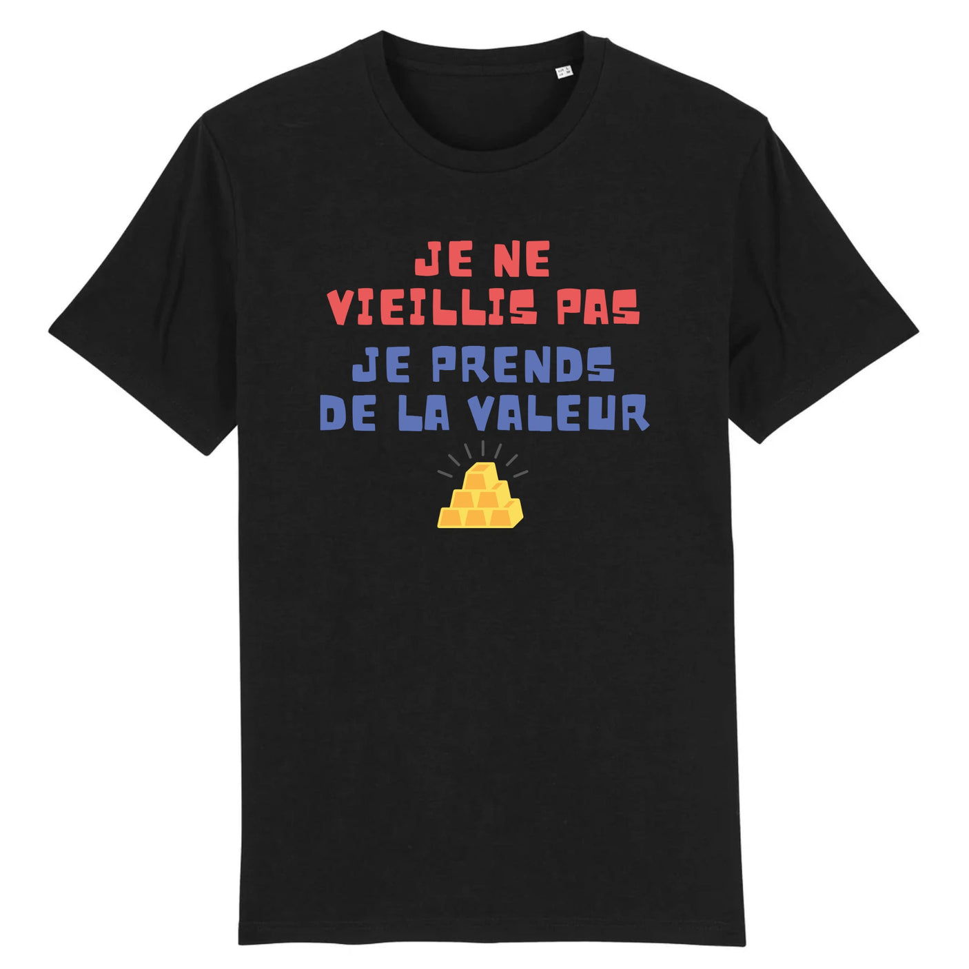 T-Shirt Homme Je ne vieillis pas je prends de la valeur 