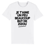 T-Shirt Homme Je t'aime un peu beaucoup but de Zizou 