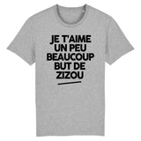 T-Shirt Homme Je t'aime un peu beaucoup but de Zizou 