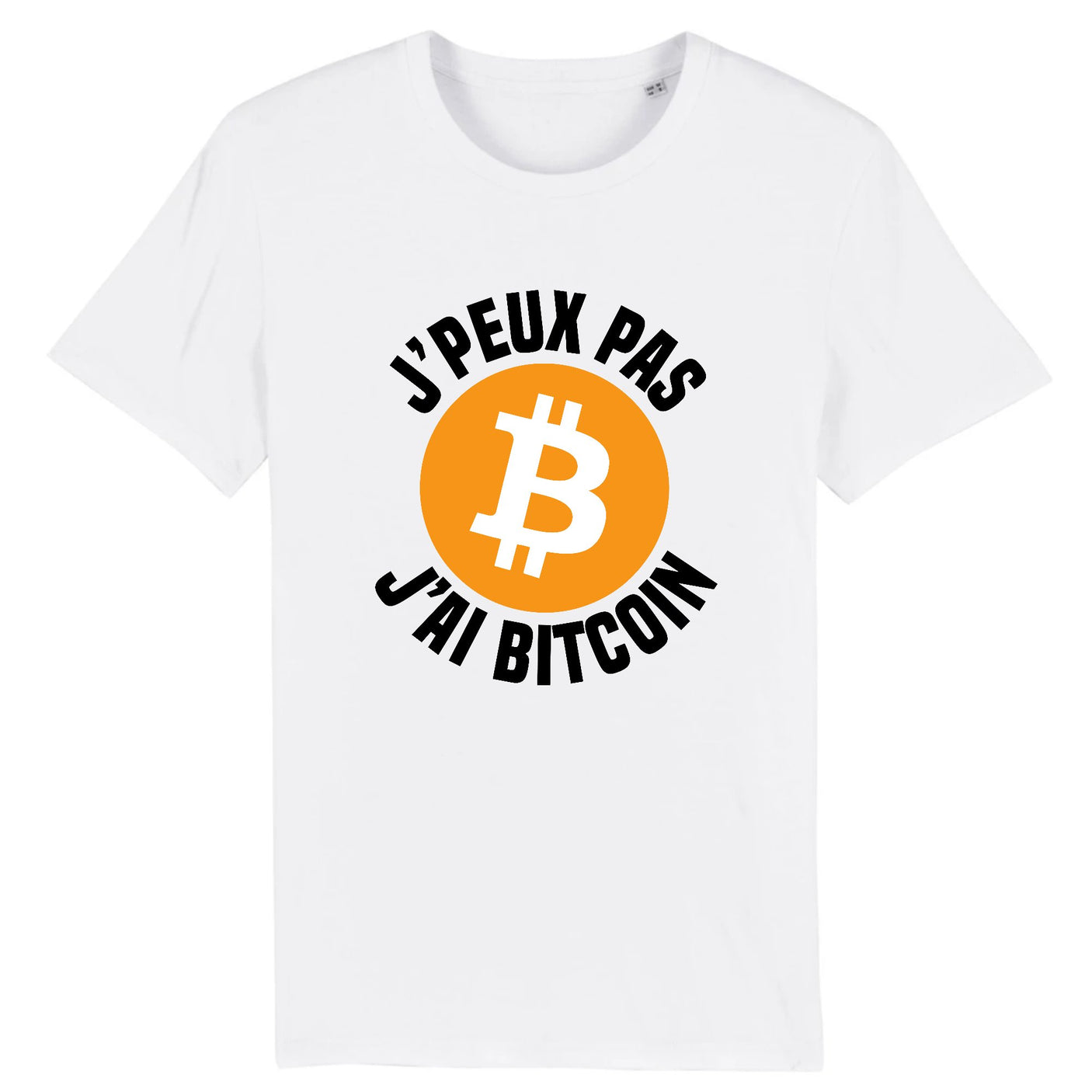 T-Shirt Homme J'peux pas j'ai Bitcoin 