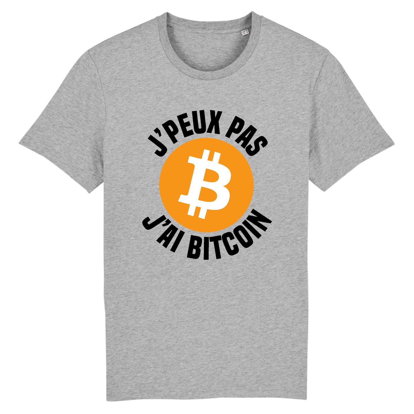 T-Shirt Homme J'peux pas j'ai Bitcoin 